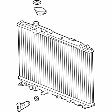 Acura Integra Radiator - 19010-64A-A01