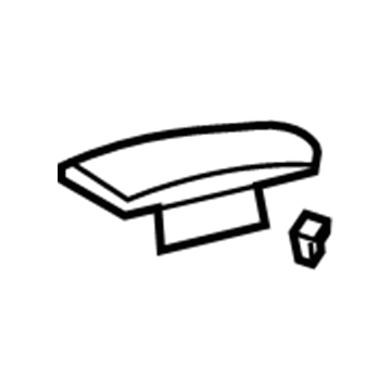 Acura 83410-STX-A02ZC Passenger Side Console Armrest (Light Cream Ivory)