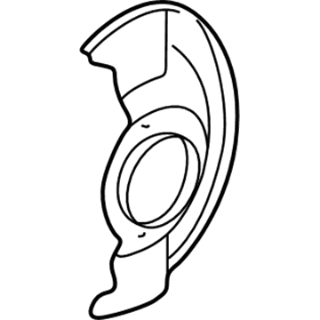 Acura Brake Backing Plate - 45256-SEP-A50