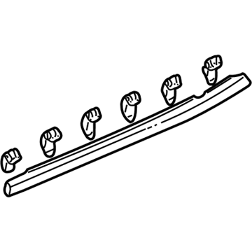 Acura TL Door Moldings - 72910-S0K-A01