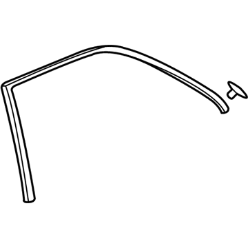 2003 Acura TL Weather Strip - 72825-S0K-A01