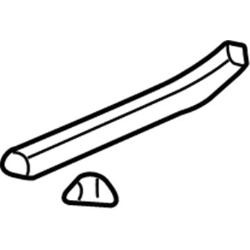 2003 Acura TL Weather Strip - 72826-S0K-A01