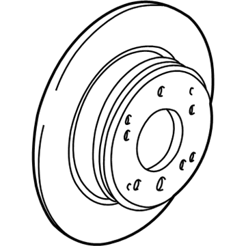 Acura RL Brake Disc - 42510-SZ3-N00