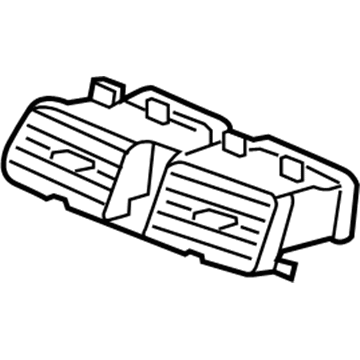 Acura 77251-SEC-A01ZB Outlet Assembly (Graphite Black)