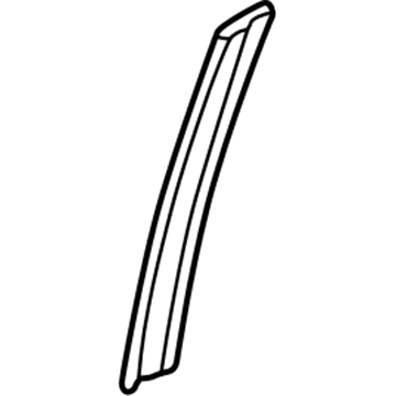 Acura 72272-ST7-003 Driver Side Door Center Sash Guide