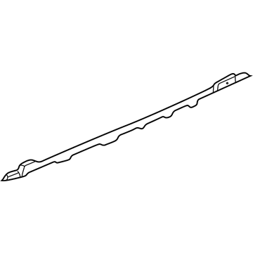 Acura NSX Door Moldings - 72410-SL0-003ZB
