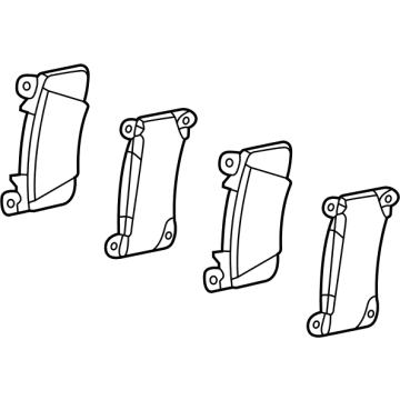 Acura MDX Brake Pad Set - 45022-TYB-A01