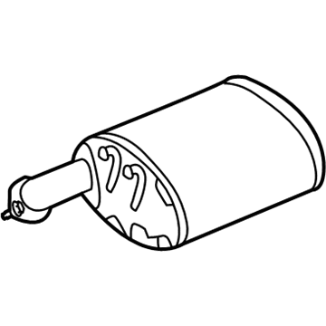 2018 Acura TLX Muffler - 18305-TZ3-A52