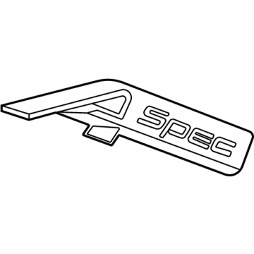 Acura 75732-TJB-A01 Rear Emblem