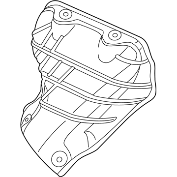 2005 Acura RSX Exhaust Heat Shield - 18120-PRB-A20