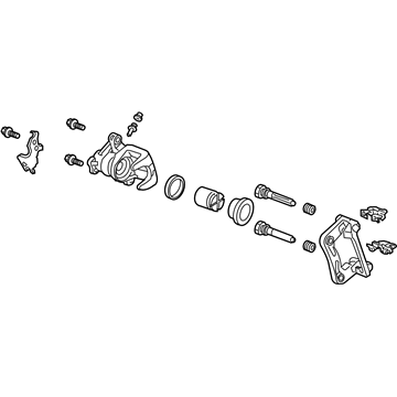 43018-TA0-A01 Acura Right Rear Caliper Sub-Assembly Illustration 1 of 1