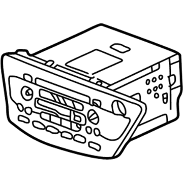 39100-S6M-A10ZA Acura Tuner Assembly (Warm Silver) (Matsushita) Illustration 1 of 1