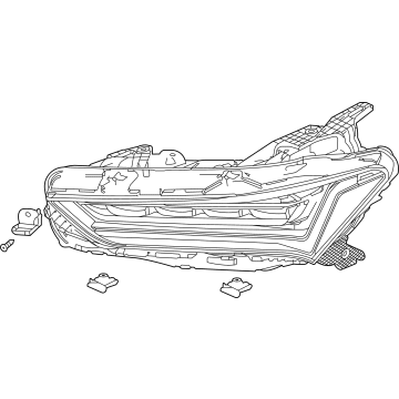 Acura TLX Headlight - 33100-TGZ-A02