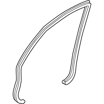 2003 Acura TL Weather Strip - 72355-S0K-A01ZC
