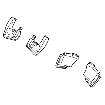 Acura RDX Mud Flaps - 08P00-STK-200