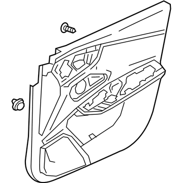 Acura Door Trim Panel - 83501-TJB-A41ZA