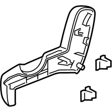 Acura 81351-TZ5-A01ZA Cover, Passenger Side (Sandstorm)