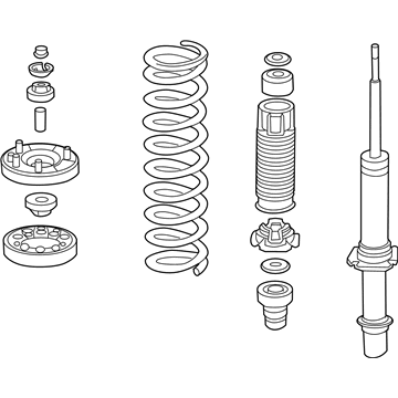 Acura 51602-SEP-A08 Left Front Shock Absorber Assembly