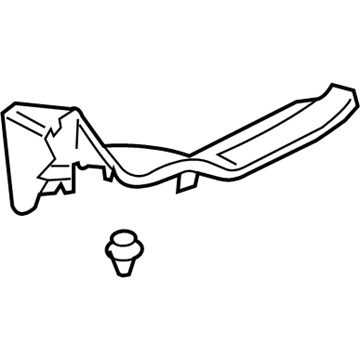 Acura 84211-SZN-A02ZB Garnish Assembly, Right Rear Side (Inner) (Premium Black)
