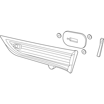 Acura 06340-TGV-A00 Light Kit, Passenger Side Lid