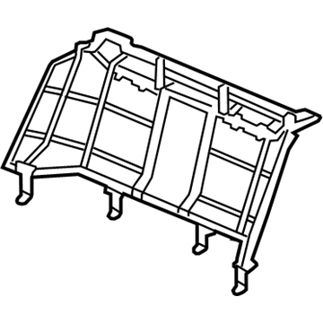 Acura 82126-TK5-A51 Frame, Rear Seat-Back