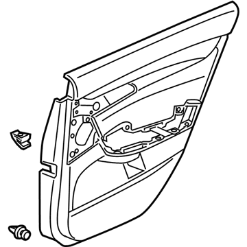 Acura TL Door Trim Panel - 83701-TK4-A03ZD