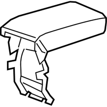 Acura 83450-TL0-G34ZA Armrest, Center (Gray)
