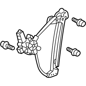 Acura TSX Window Regulator - 72750-SEA-003