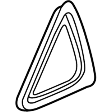 2005 Acura TSX Weather Strip - 73441-SEA-003