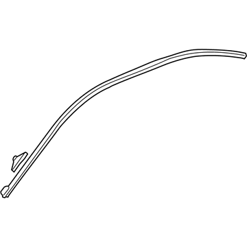 Acura 72425-S0K-A01 Molding, Passenger Side Drip Roof
