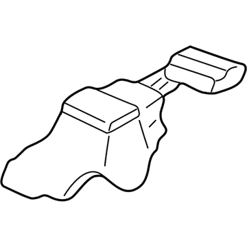 Acura 64310-ST8-310ZZ Support, Right Rear Shelf