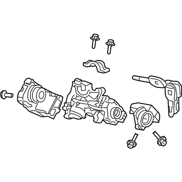 2008 Acura TSX Ignition Lock Assembly - 35100-SEC-A51
