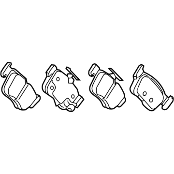 Acura Integra Brake Pad Set - 43022-T38-A01