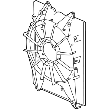 2020 Acura MDX Fan Shroud - 19015-5J6-A01