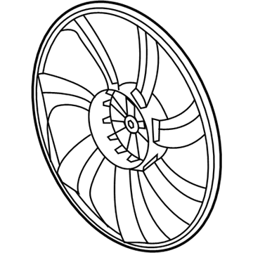 Acura MDX Fan Blade - 38611-5J6-A01