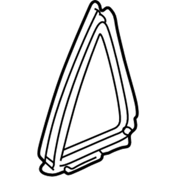 73441-S3V-A01 Acura Right Rear Door Quarter Seal Illustration 1 of 1