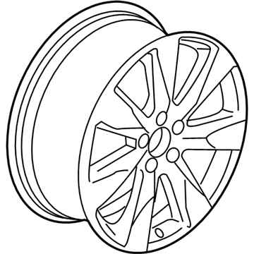 2014 Acura MDX Rims - 42700-TZ5-A21