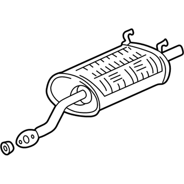 2006 Acura RSX Muffler - 18030-S6M-A60