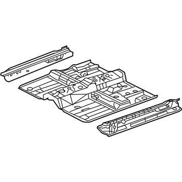 Acura TL Floor Pan - 65100-SEP-A00ZZ