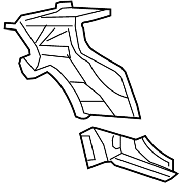 Acura 64340-STK-A01ZZ Pillar, Right Rear (Inner)