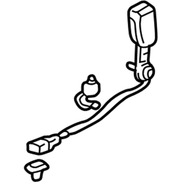 2001 Acura CL Seat Belt - 04813-S3M-A03ZC