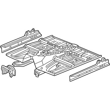 Acura RL Floor Pan - 65100-SZ3-A02ZZ