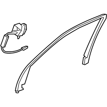 2010 Acura MDX Door Moldings - 72482-STX-A11ZA
