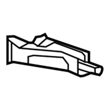 Acura 60475-TZ5-325ZZ Extension Set, Left Front Bulkhead Crossmember (Lower)