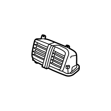 Acura 83452-TGV-A02ZA Outlet, Rear (Deep Black)
