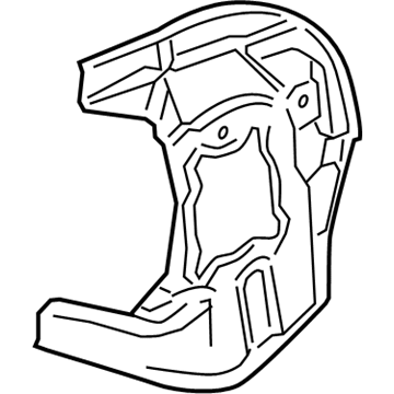 Acura 45255-SJA-010 Right Front Splash Guard
