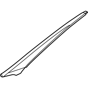 Acura 73203-TK4-A11ZB Right Rear Windshield (Basque Red Pearl)