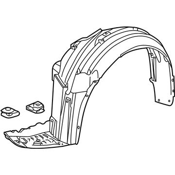 Acura 74101-TK5-A01 Right Front Fender (Inner)