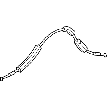 Acura 72133-T20-A01 Cable, Front Door Lock