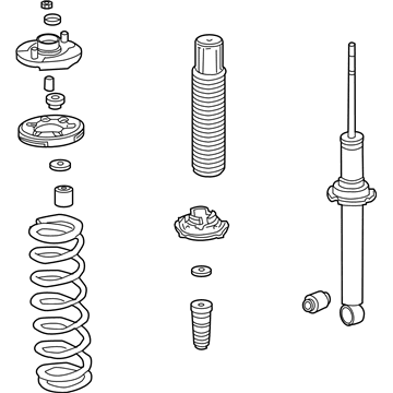 Acura 52610-SEP-A06 Rear Shock Absorber Assembly